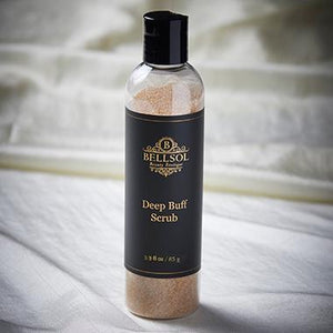 Bellsol Deep Buff scrub is a luxurious powder scrub with Apricot Seeds and Rosehip Seeds. Best body scrub to remove dead skin. Best body scrub for glowing skin.