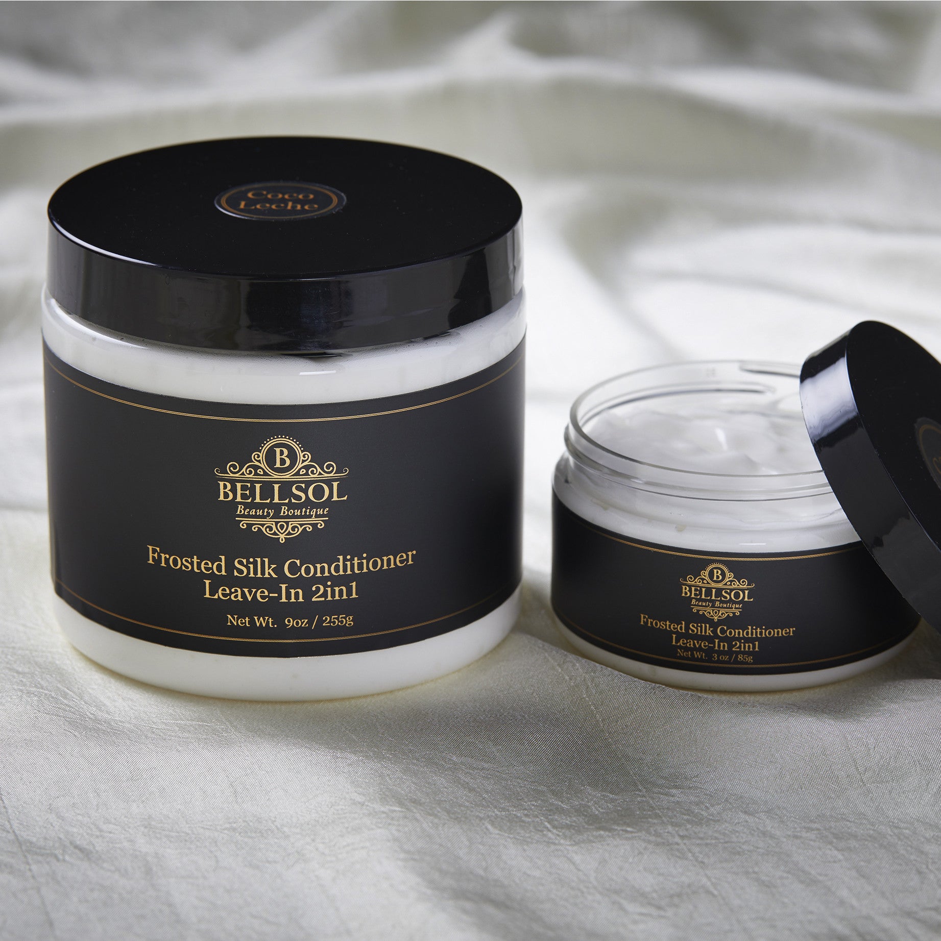 Bellsol Frosted Silk Conditioner/Leave In 2in1 conditioner for damaged hair, dry color-treated hair, split ends. Leave in conditioner for damaged blonde hair. 