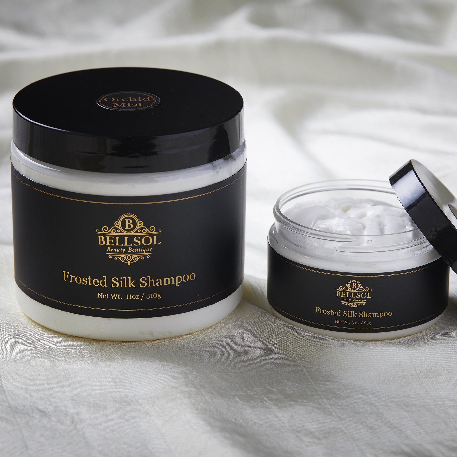 Bellsol Frosted Silk Shampoo Lite a best selling luxury hair products for normal fine hair. 